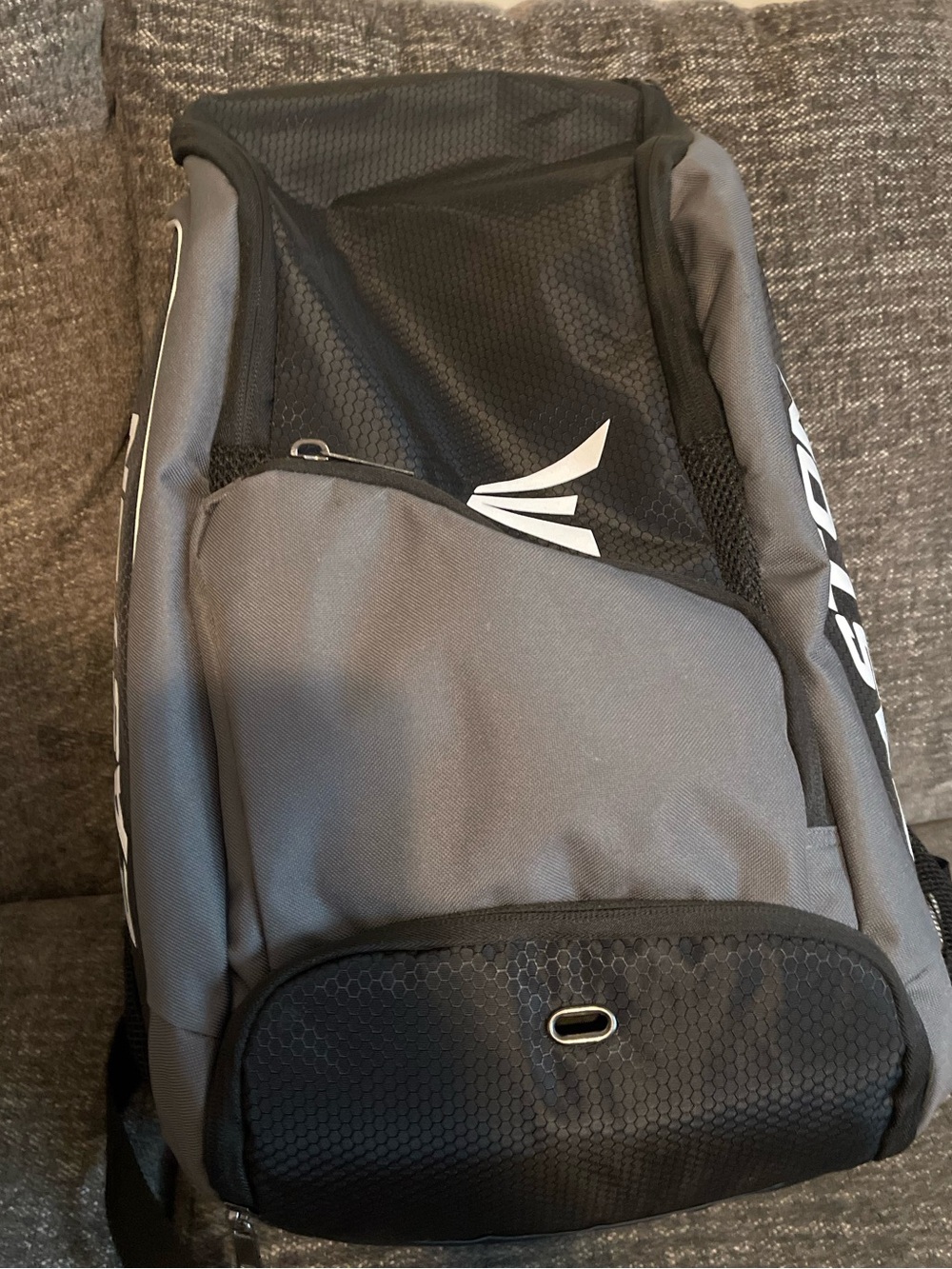 Easton Gray and Black Sports Backpack